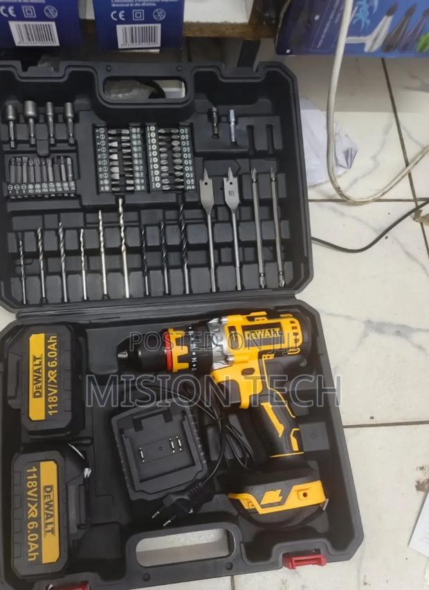 118v Dewalt Cordless Drill Set - main view