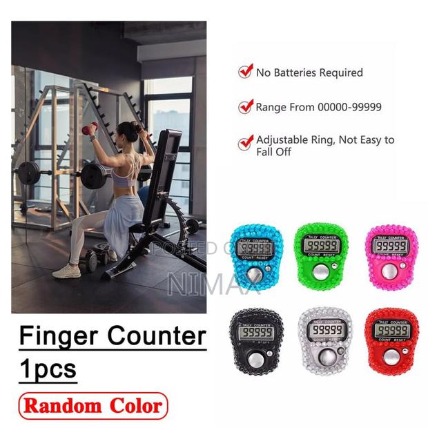 Finger Counter Electronic Digital Tasbeeh Tasbih Tally Timer - thumbnail 4