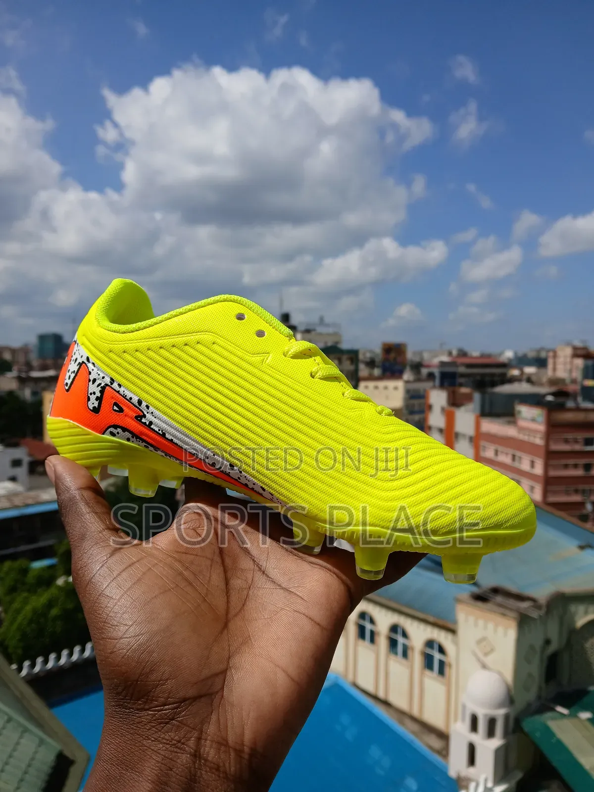 Yellow Nike Mercurial Kids Football Boots Available #30-36