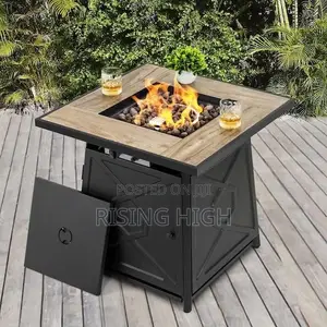 Warm Fire Pit Patio/ Heaters Tables.