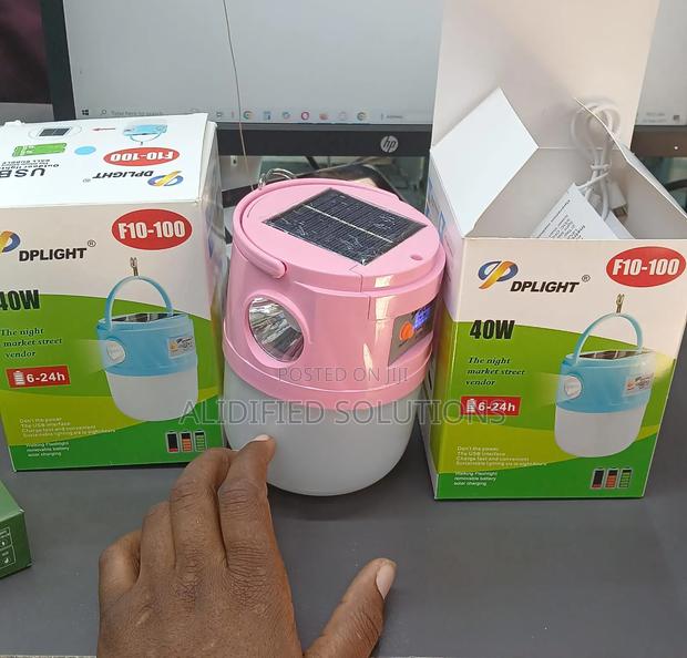 Solar Rechargeable Bulb - main view