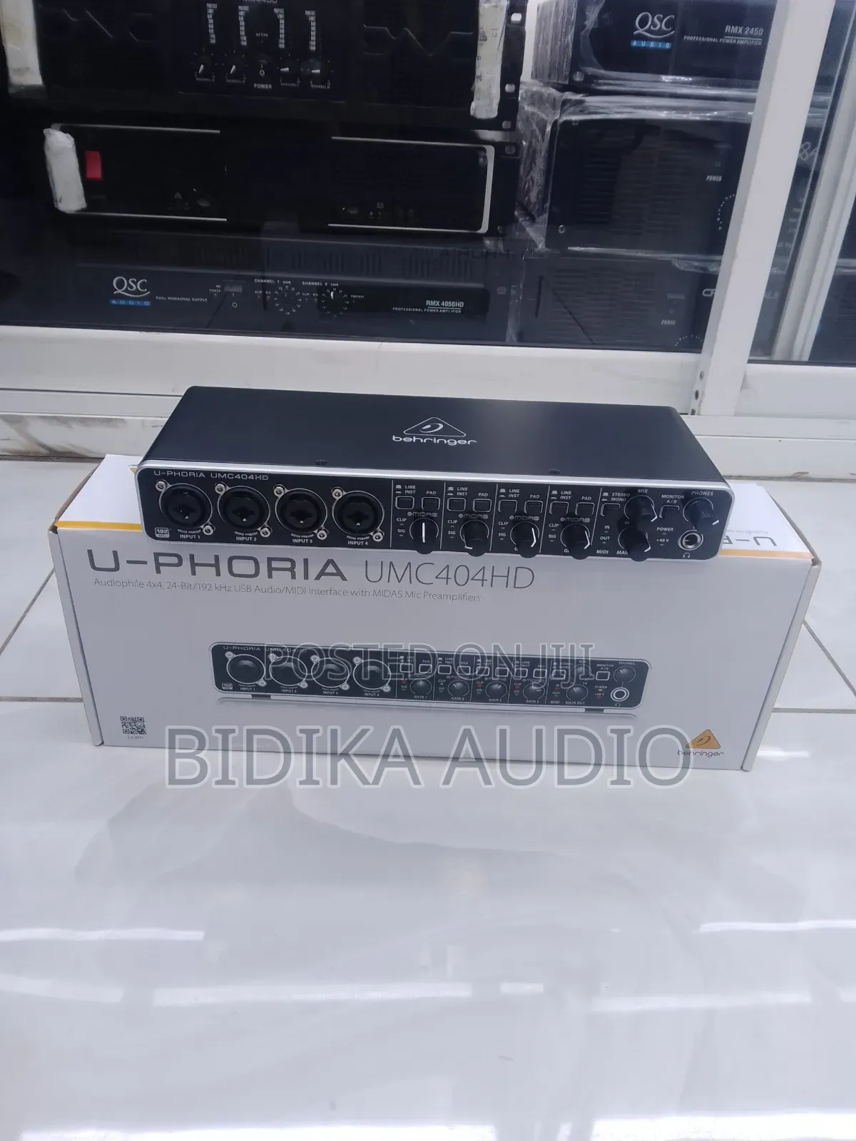 Behringer Usb Audio Interface U-Phoria Umc404hd