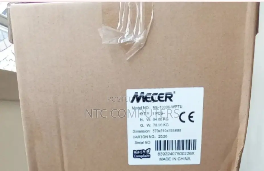 Mecer 10000va (10kva) (8000w) Smart Ups (With Avr, .