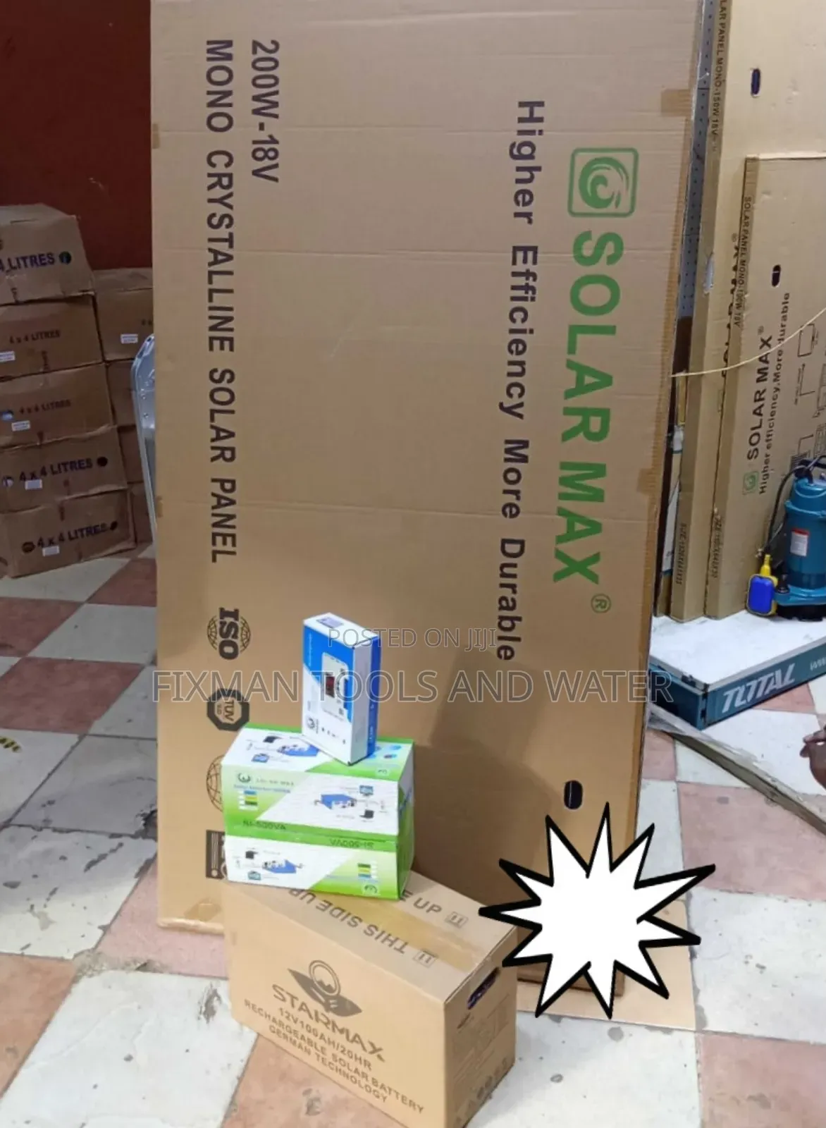 High Power Solar System Set 200 Watts Set