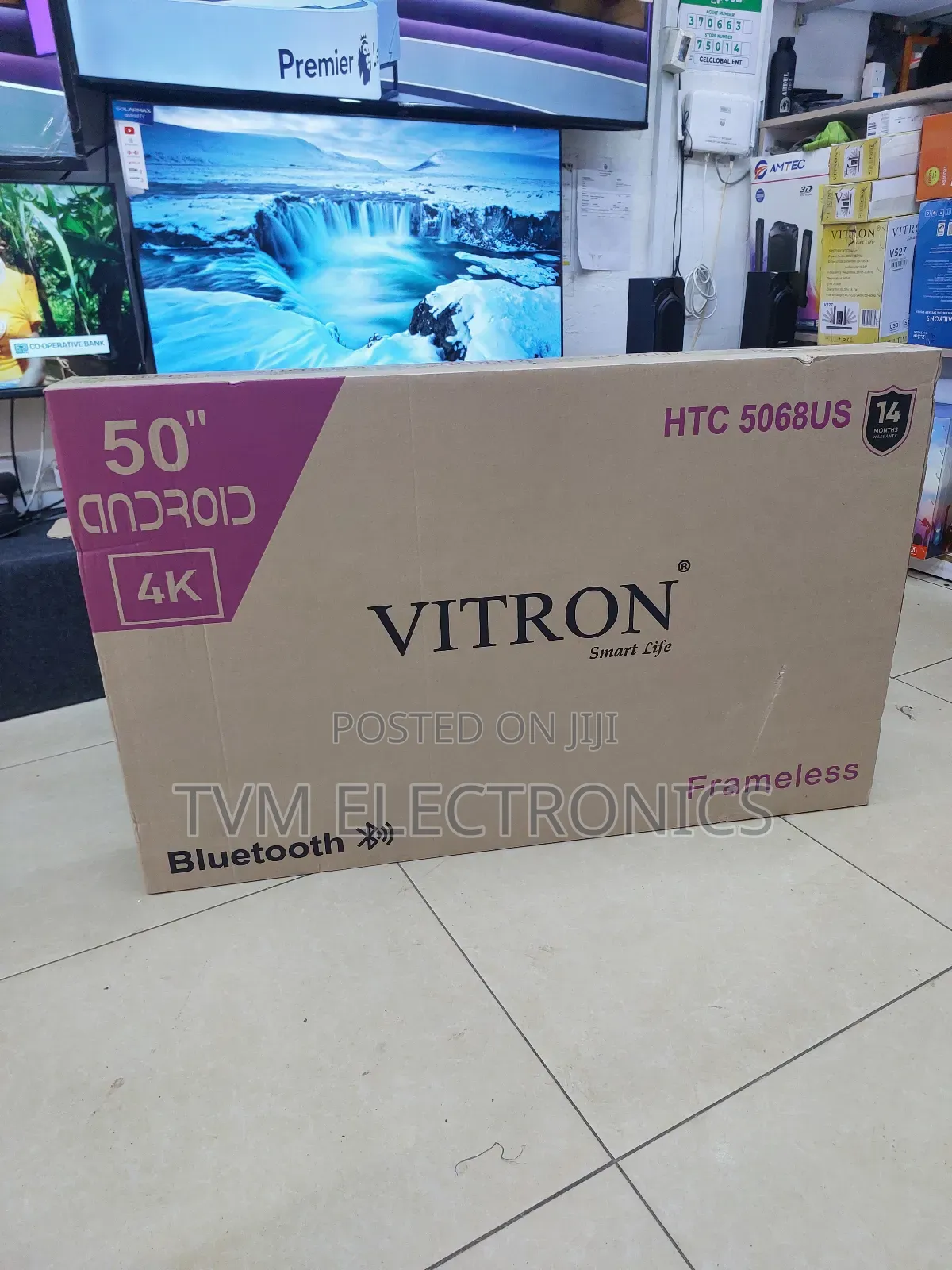 Vitron 50 Inch Frameless Uhd Bluetooth Smart Android Tv