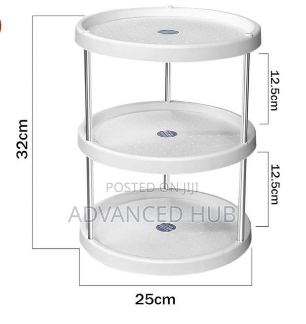 3 Tier Rotating Kitchen Rack - thumbnail 3