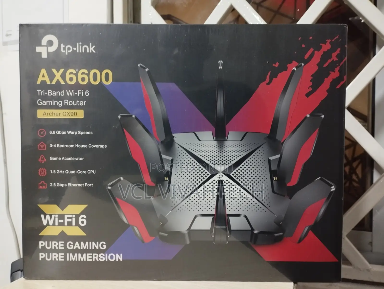 Tl-Link Ax6600 Tri-Band Wi-Fi 6 Gaming Router