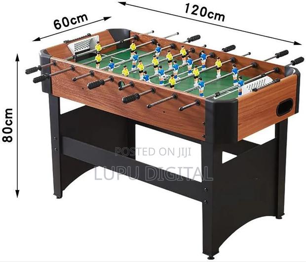 47-Inch Indoor Footballtable Wit Fixedscorer Roundedcorner - thumbnail 3
