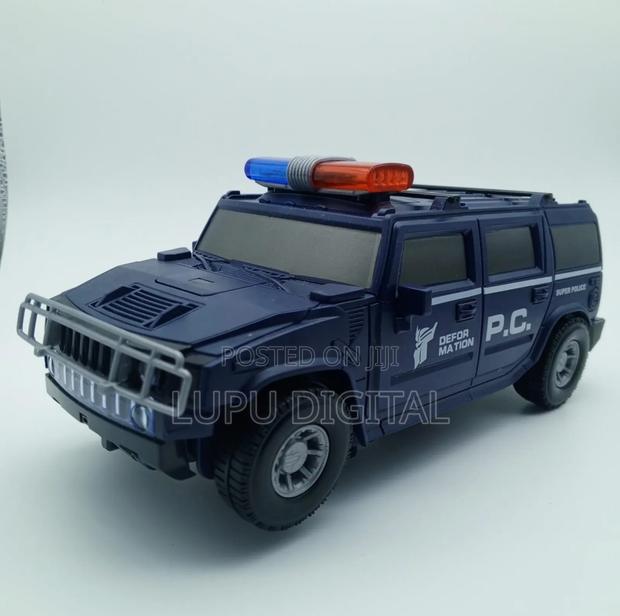 Transformable Robot Car Electric Battery Powered 360°