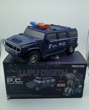 Transformable Robot Car Electric Battery Powered 360°
