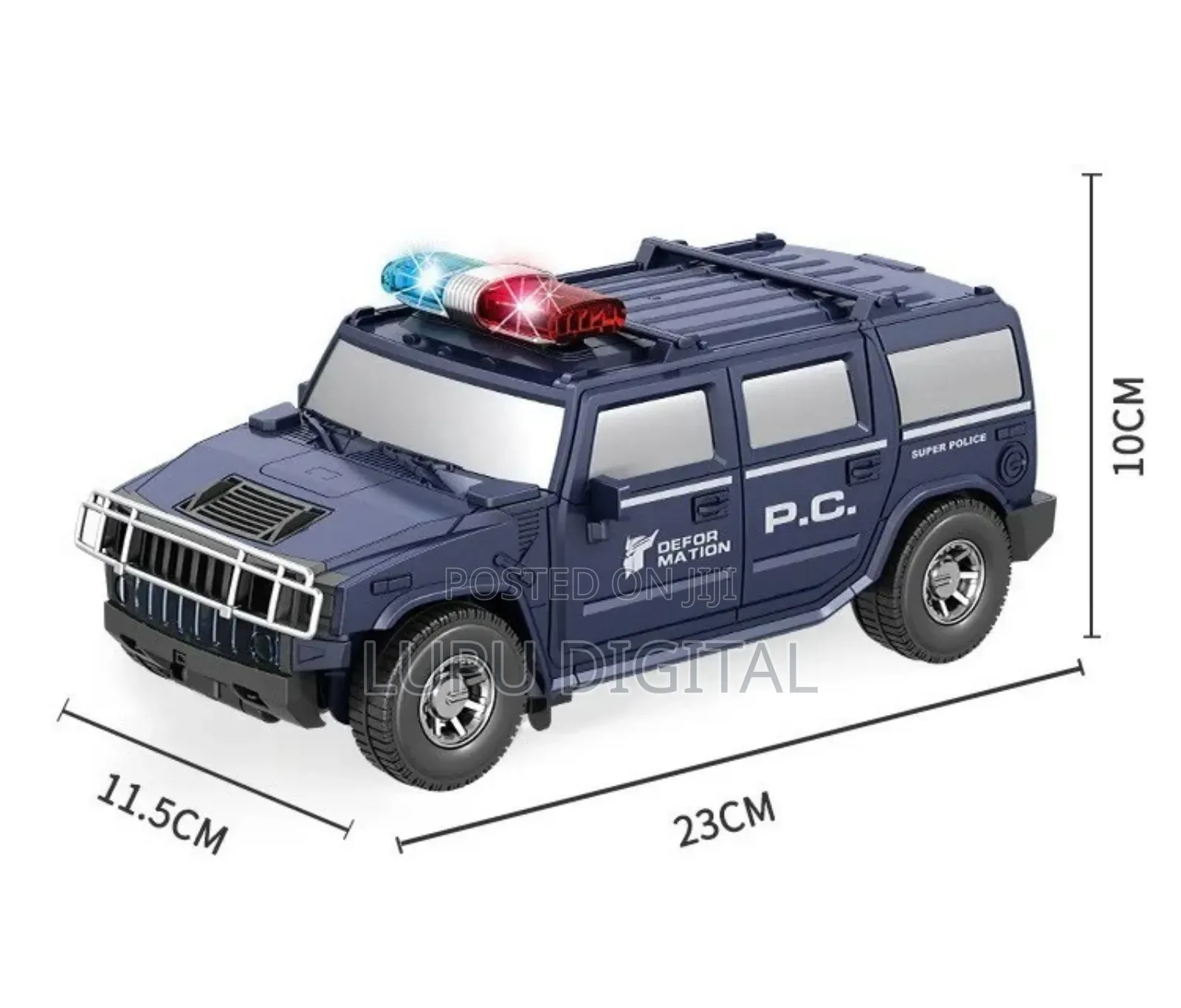 Transformable Robot Car Electric Battery Powered 360°