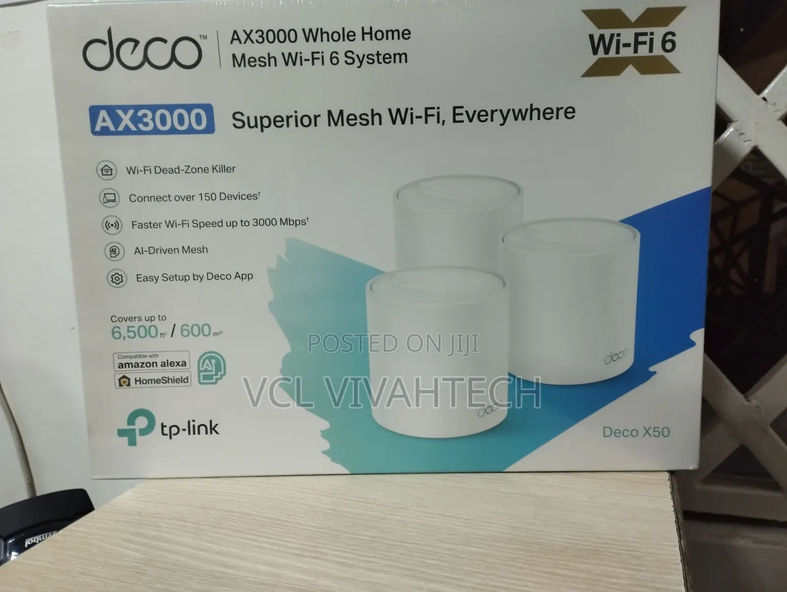 Tp-Link Deco X50 | Ax3000 Whole Home Mesh Wifi 6