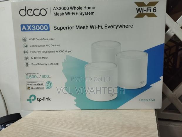 Tp-Link Deco X50 | Ax3000 Whole Home Mesh Wifi 6