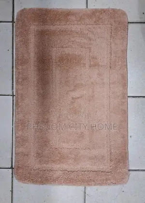 Fluffy Soft Smooth Flocking Mat With Rubber Bottom