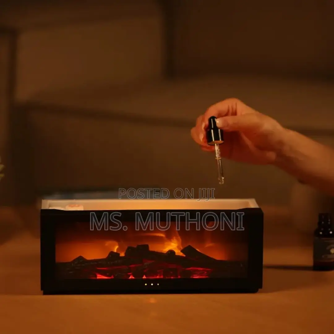 Dynamic Flame Fireplace Essential Oil Diffuser/Humidifier