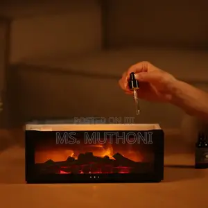 Dynamic Flame Fireplace Essential Oil Diffuser/Humidifier