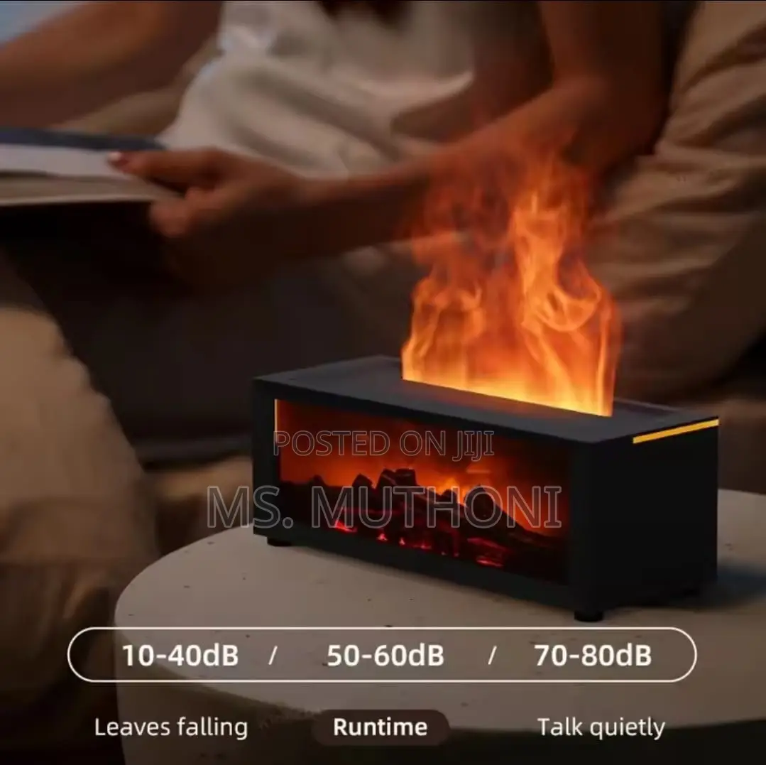 Dynamic Flame Fireplace Essential Oil Diffuser/Humidifier