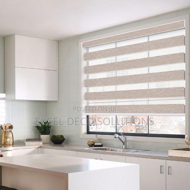 “Your Window’S Best Dressed Look!”With Zebra Blinds