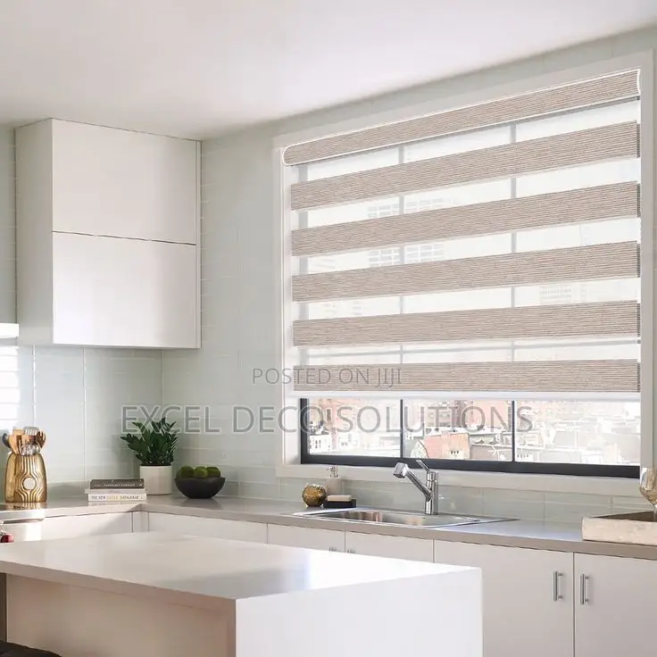 “Your Window’S Best Dressed Look!”With Zebra Blinds