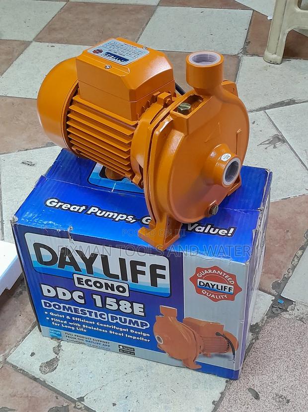 Domestic Dayliff Centrifugal Water Pump 1hp 32m 120 L/Min
