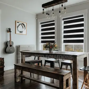 “Dual Layers. One Stunning Effect.” With Zebra Blinds