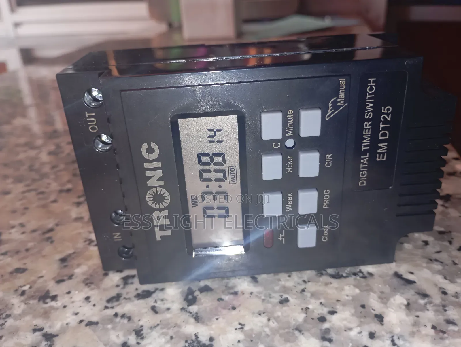 Digital Second Control Timer 220v Weekly Programmable Switch