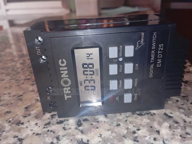 Digital Second Control Timer 220v Weekly Programmable Switch
