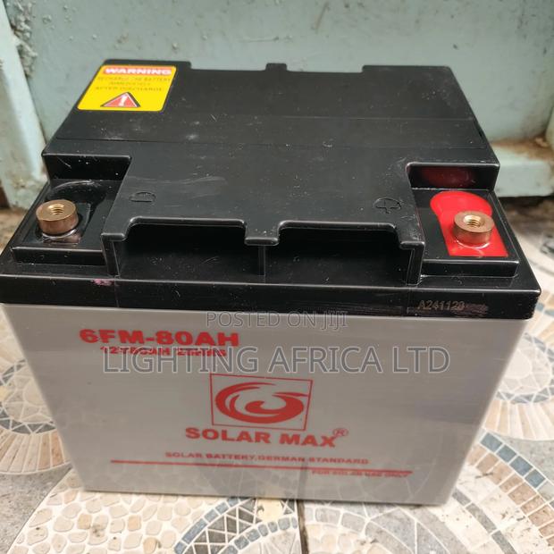 High Quality 80ah - 12v Maintenance Free Solarmax Solar Battery