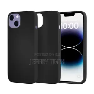 Amazonbasics Liquid Silicone Case for iPhone 14 Microfiber