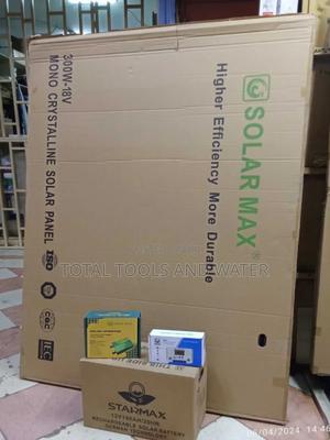 Solar Lighting System Battery 100ah Inverter 600w Controller - thumbnail 2