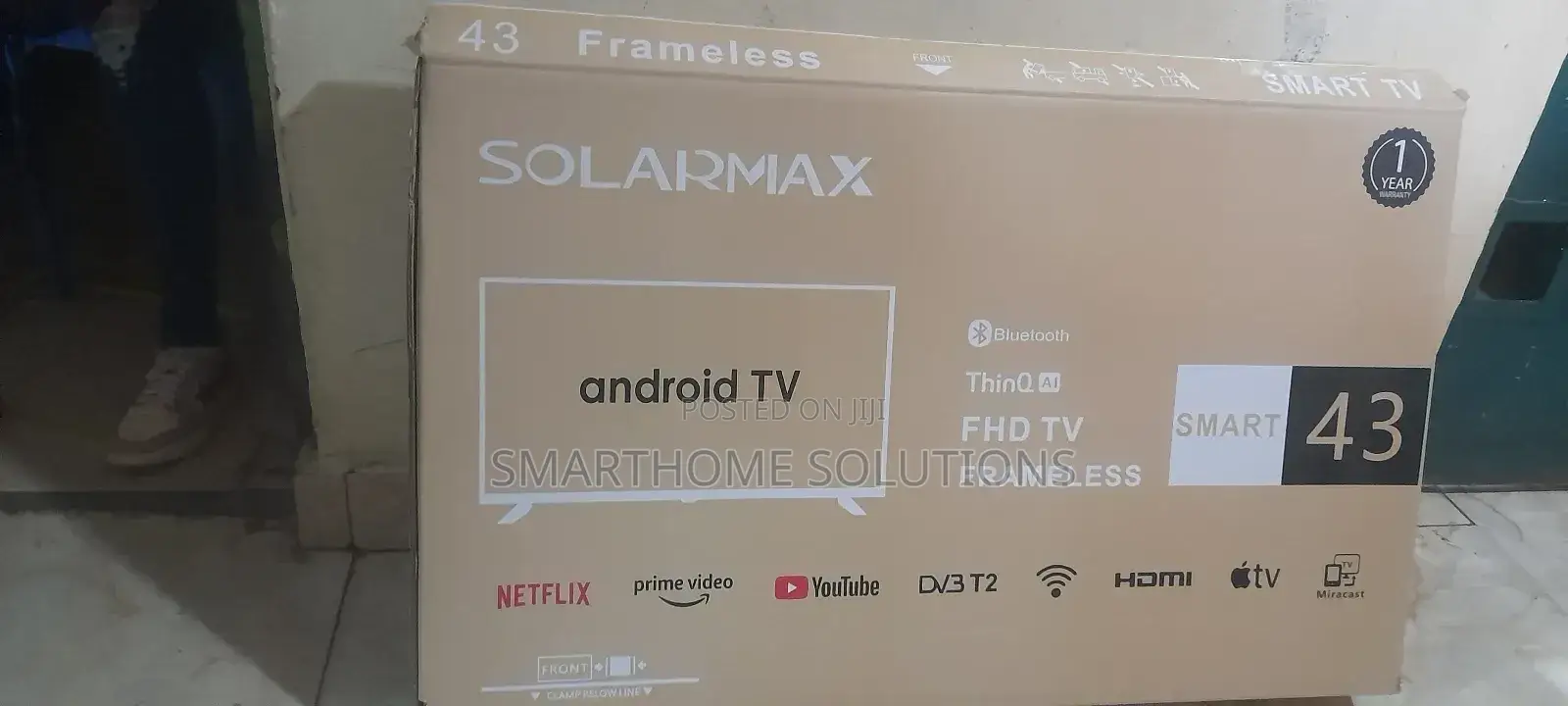 Solamax Smart Android 43" Best FHD Television