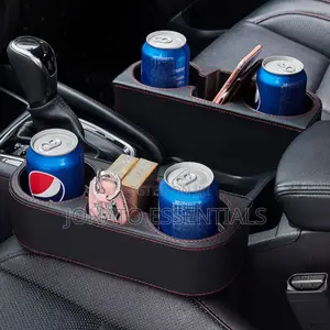 Car Gap Cup Holder With Leather Finish