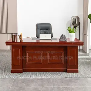 Office Desk:Office Senior Manager Mahogany Desk-140cm