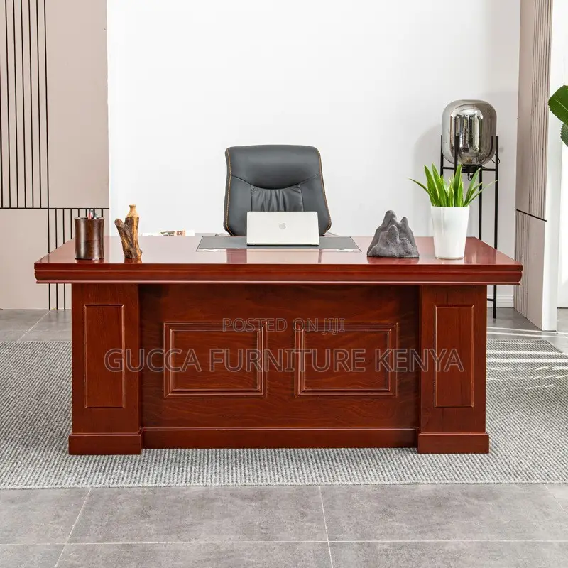 Office Desk:Office Senior Manager Mahogany Desk-140cm