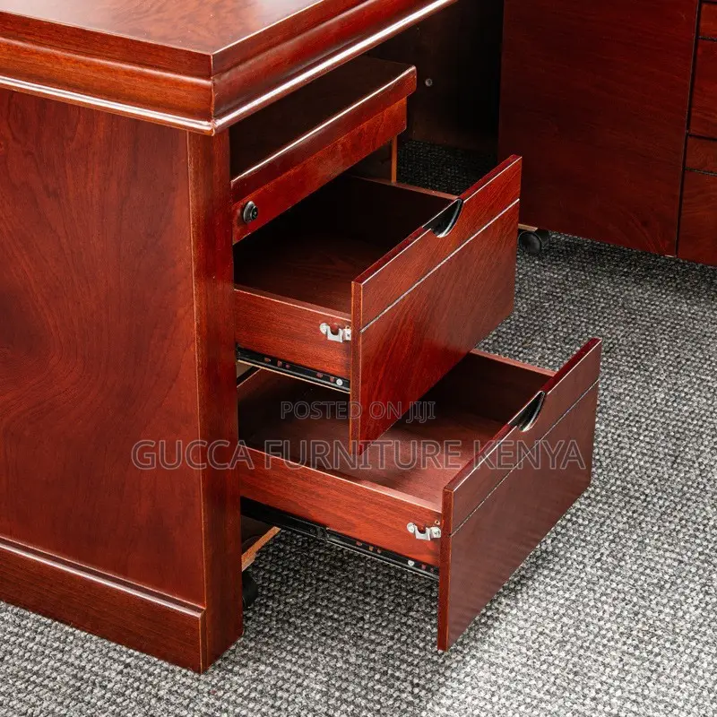 Office Desk:Office Senior Manager Mahogany Desk-140cm