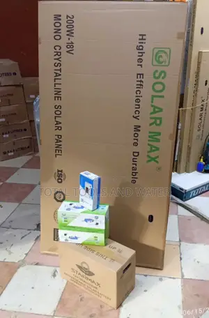 Powerful Solar Lighting Set 300w Battery 10pah Inverter 600w