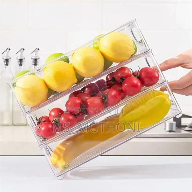 Acrylic Refrigerator/ Pantry Storage Organizer* - thumbnail 3