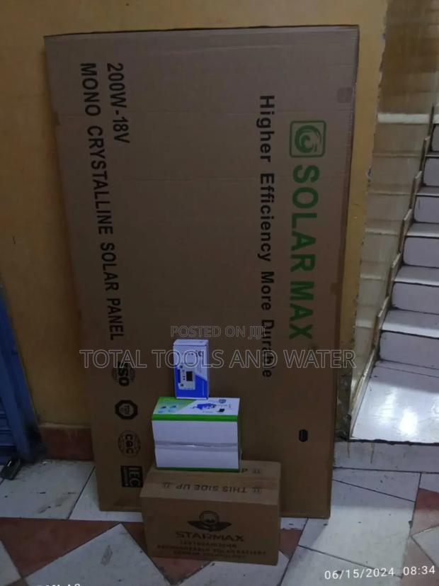 All Weather Solar Light System Solar Panel Battery Inverter - main view