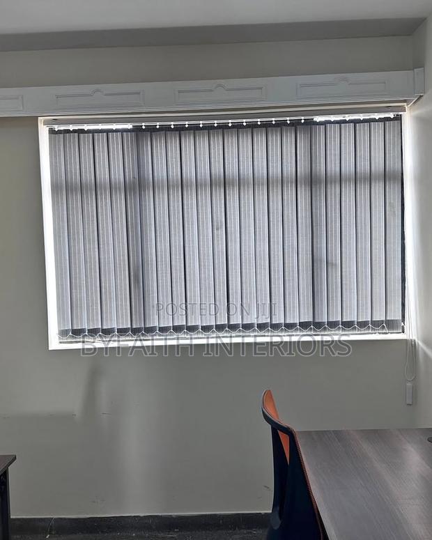 Grey Vertical Blinds