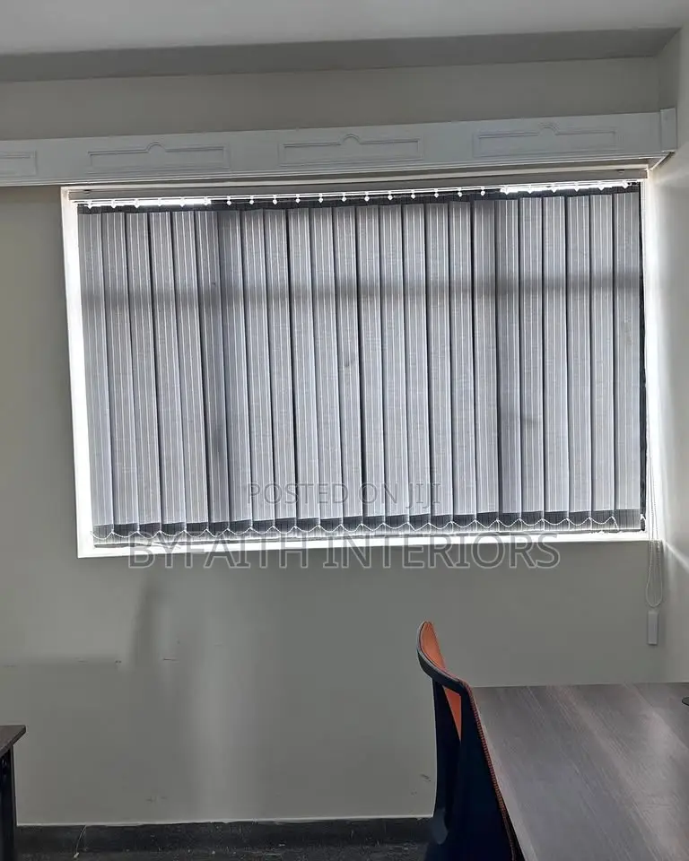 Grey Vertical Blinds