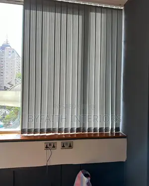 Grey Vertical Blinds