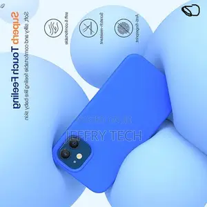 Miracase iPhone 12 Liquid Silicone Gel Rubber Case Blue