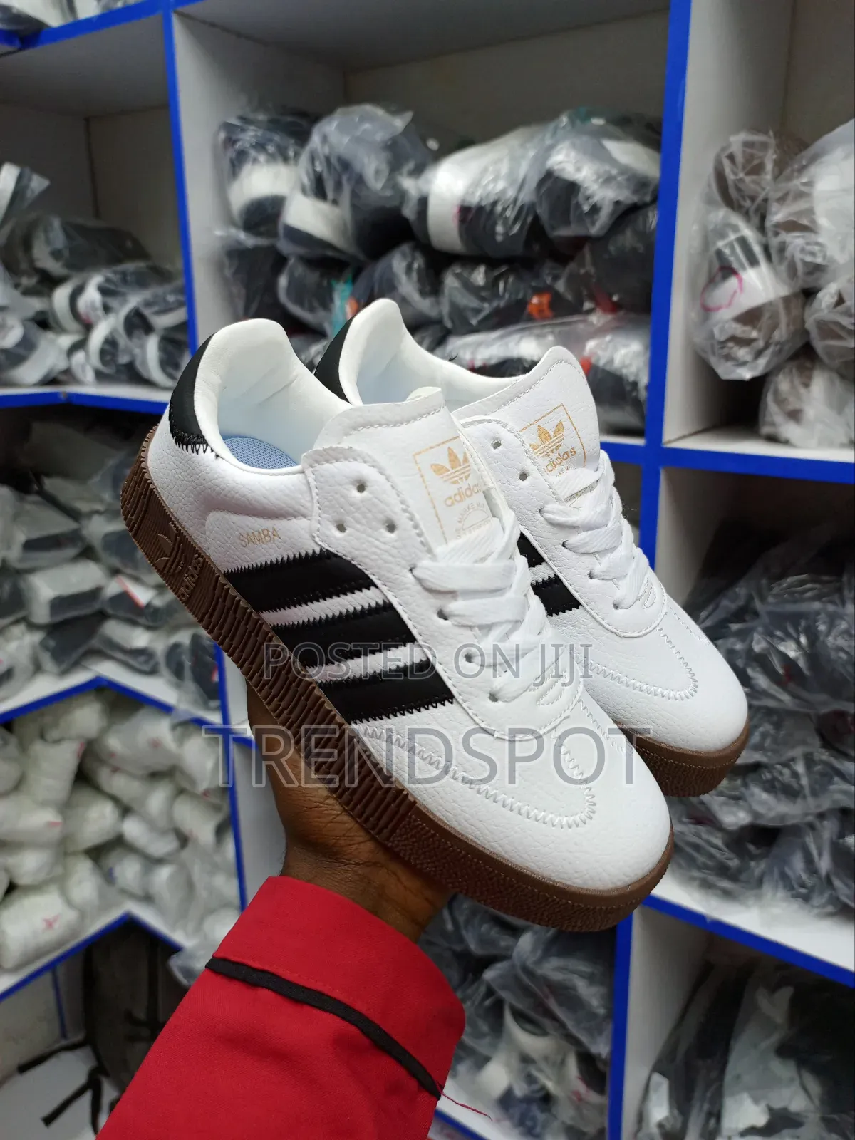 Samba White Double Sole