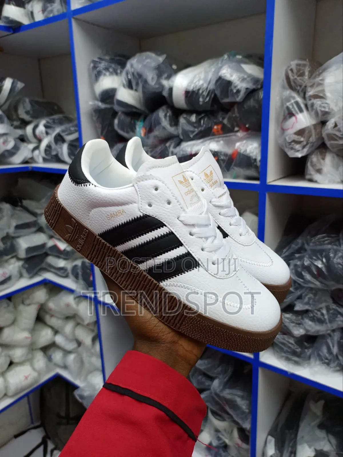 Samba White Double Sole