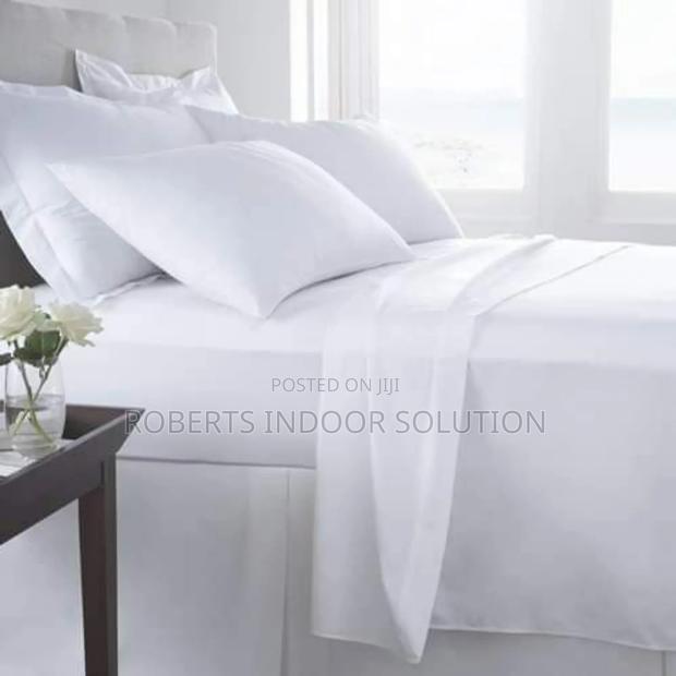 White Plain Bedsheets - main view