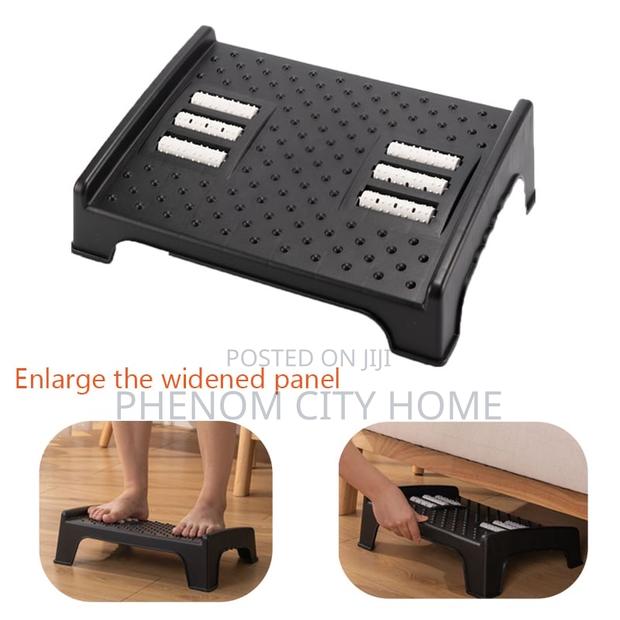 Ergonomic Bottom Foot Rest/Toilet Stool for Pain Relief