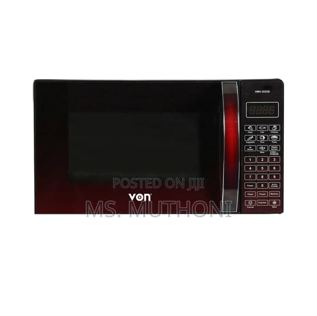 Von Vams-20dgb 20l Microwave Oven Solo - Black