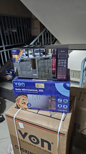 Von Vams-20dgb 20l Microwave Oven Solo - Black
