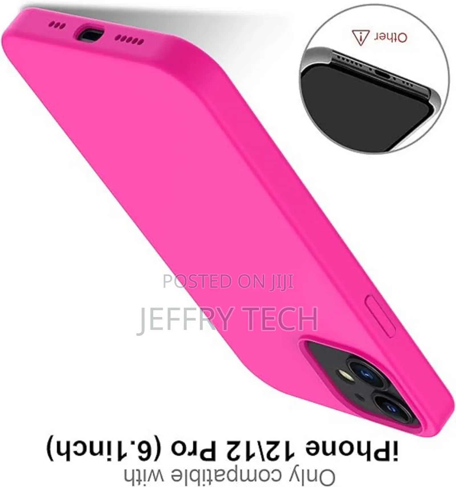 Deenakin iPhone 12 Pro Soft Silicone Gel Rubber Case