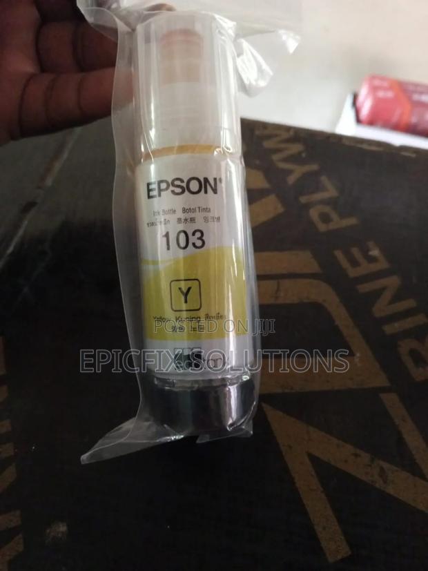 103 Yellow Original Epson Ink for Ecotank Printers Available - thumbnail 2